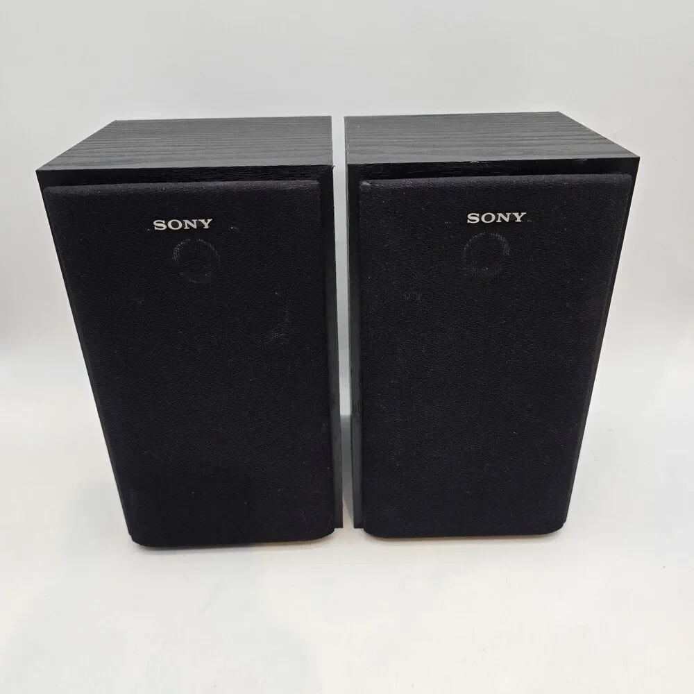 SONY SS-MSP69R Surround Sound Speaker Set of 2 Black Speakers